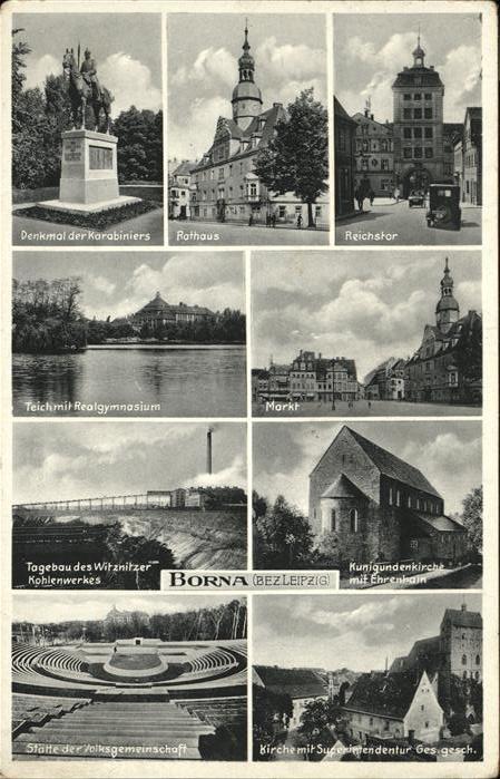 Borna Denkmal des Karabiners
Rathaus
Reichs