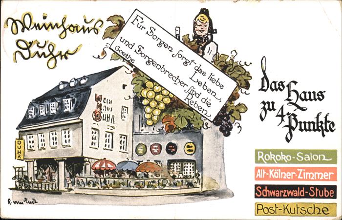 Koeln Rhein Weinhaus Duhr