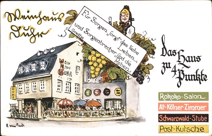 Koeln Rhein Weinhaus Duhr