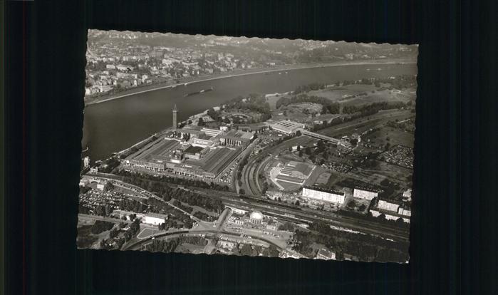Koeln Rhein Luftaufnahme
