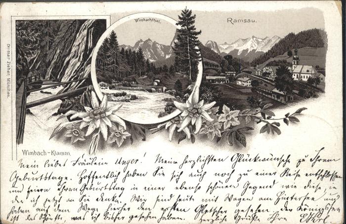 Ramsau Berchtesgaden Wimbach-Klamm