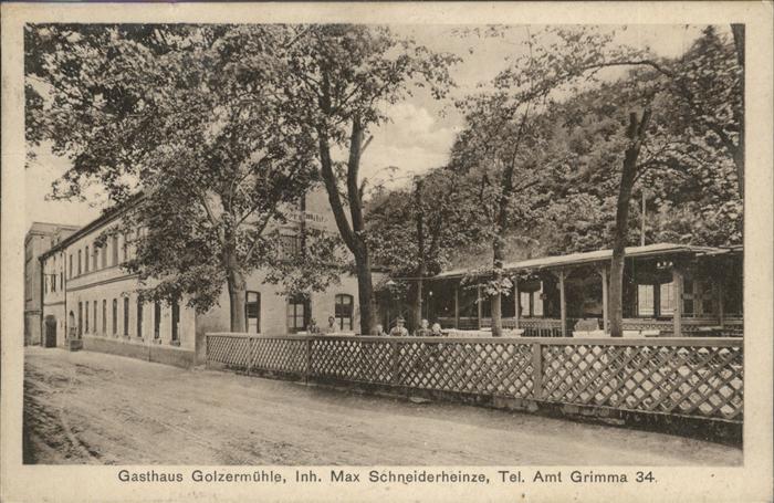 Grimma Gasthaus Golzenmühle