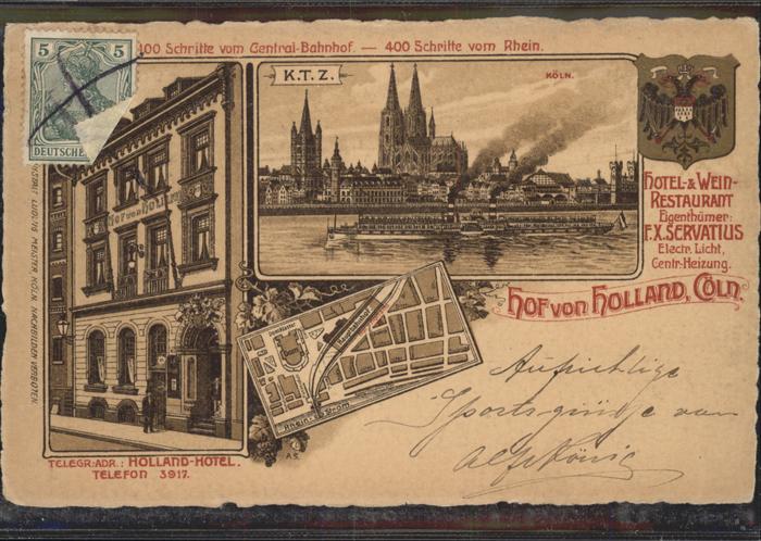 Koeln Rhein Hof von Holland