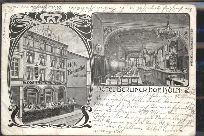 Koeln Rhein Hoel Berliner Hof