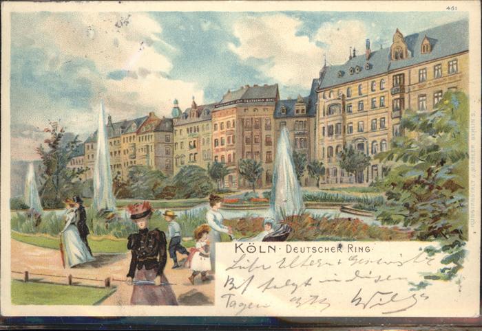 Koeln Rhein Deutsche Ring