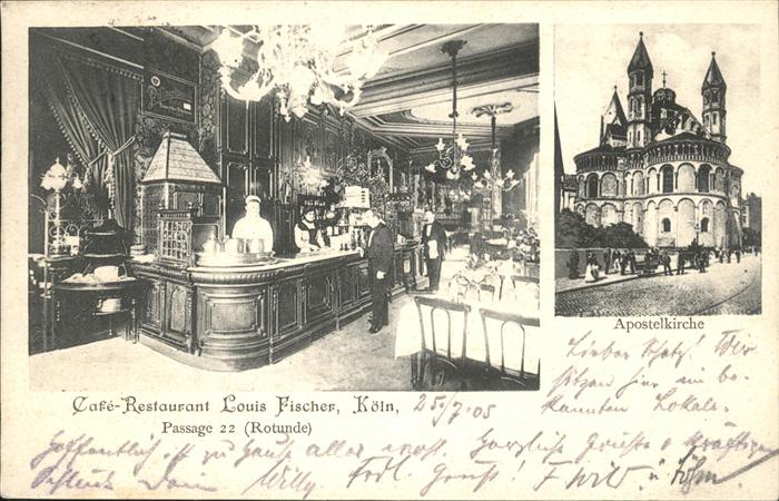 Koeln Rhein Restaurant Louis Fischer