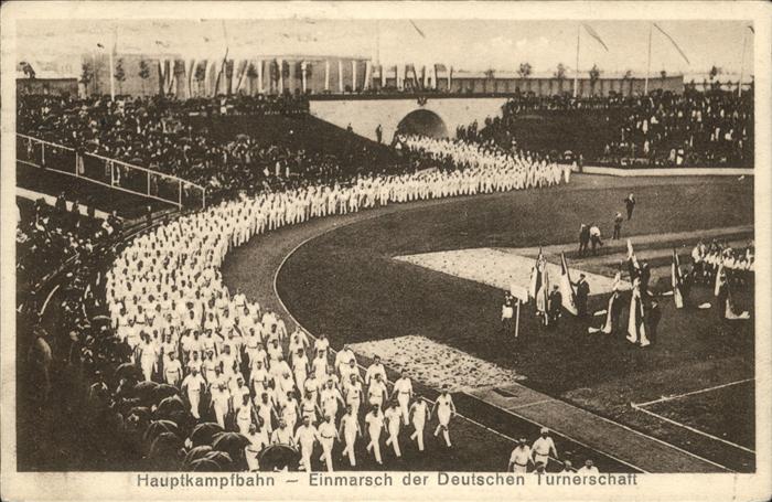 Koeln Rhein Hauptkampfbahn
Einmarsch Dt. Turnersch