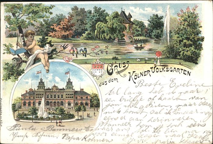 Koeln Rhein Kölner Volksgarten