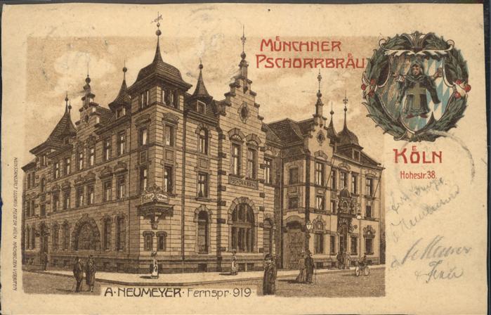 Koeln Rhein Münchner Pschorrbräu