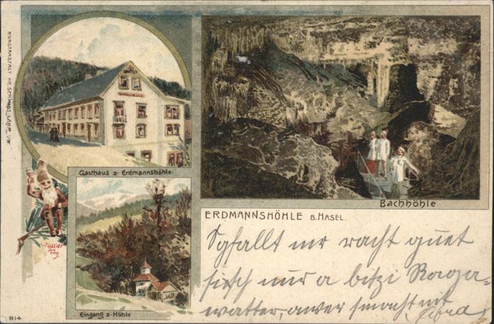 Hasel Baden Hasler Hoehle BW Erdmannshoehle