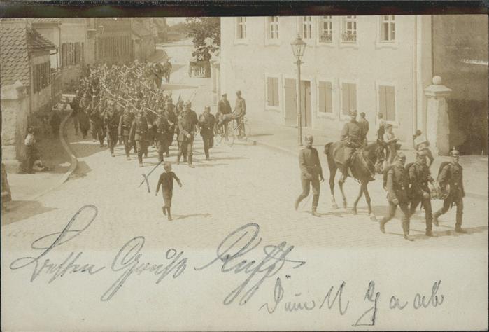 Nuernberg Einmarsch Soldaten