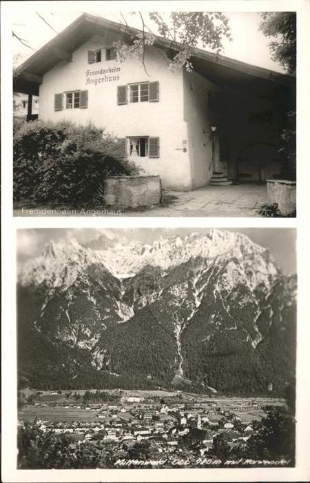 Mittenwald Bayern Fremdenheim Angerhaus