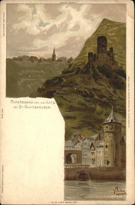 St Goarshausen Padersberg Katz Künstler Biese
