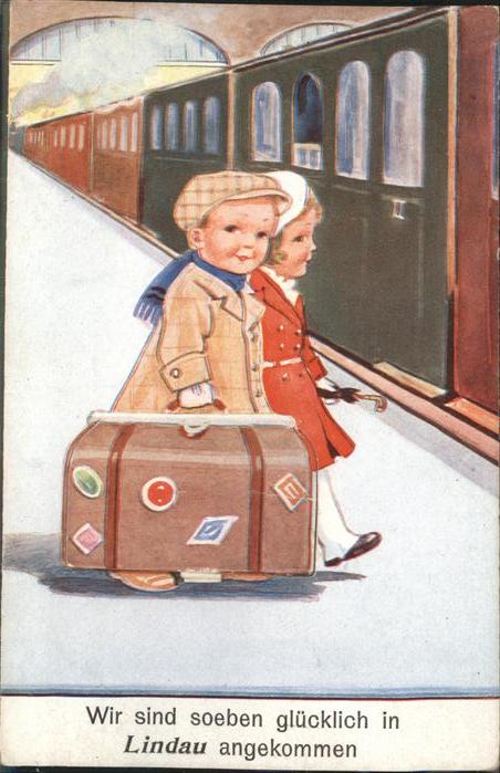 Lindau Bodensee Leporello Zug