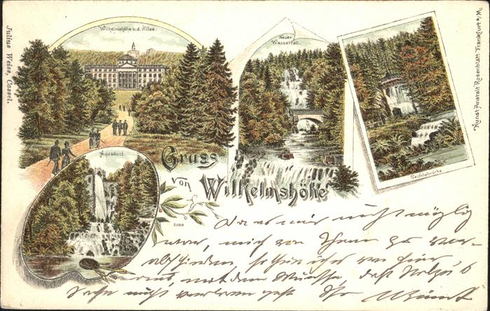 Wilhelmshoehe Kassel Wasserfall