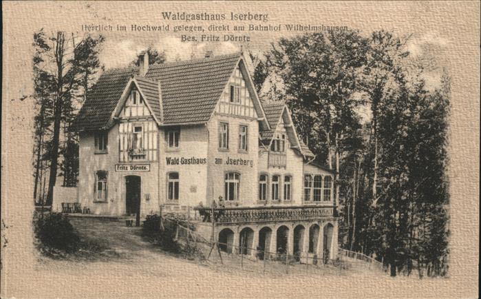Wilhelmshausen Gasthaus Iserberg
