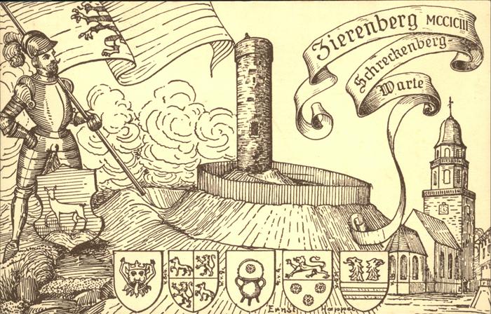 Zierenberg Schreckenberg Warte Kuenstler Ernst Happel