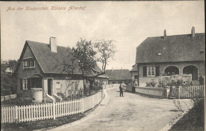 Essen Ruhr Kruppschen Kolonie Altenhof