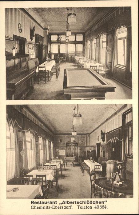CHEMNITZ Sachsen Restaurant Albertschloesschen