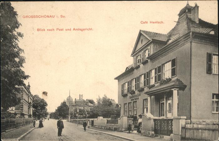 Grossschoenau Sachsen Post Amtsgericht Cafe Hentsch