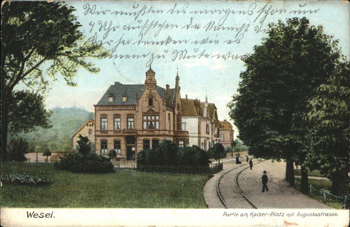 Wesel Rhein Kaiser Platz Augustastrasse