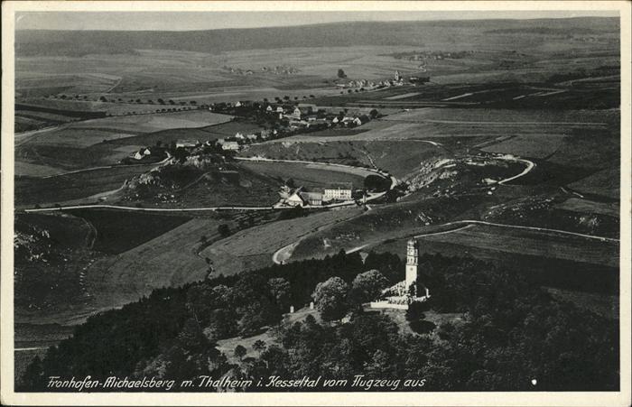 Thalheim Bissingen Fronhofen Michaelsberg Fliegeraufnahme