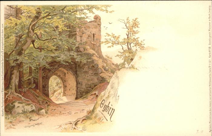 Oybin Sachsen Kuenstler Wolfgang Mueller