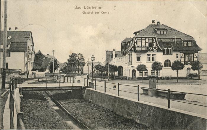 Bad Duerrheim Gasthof Krone Brunnen Brücke