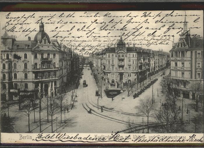 Berlin Kurfürstendamm Strassenbahn