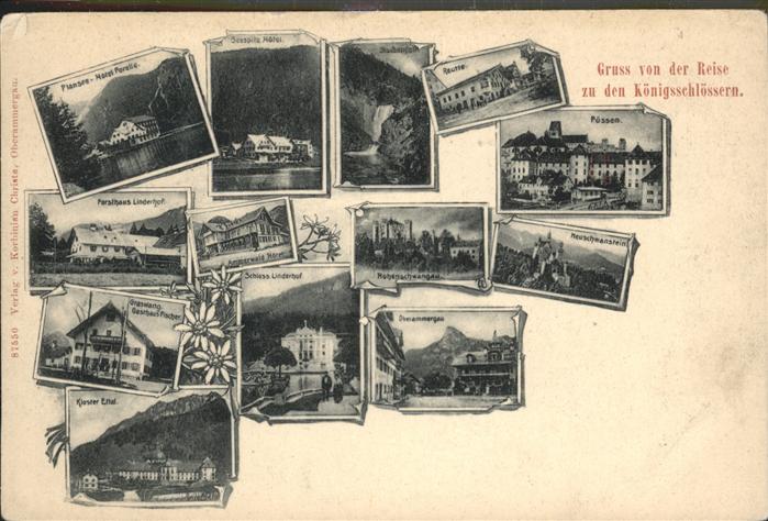 Graswang Pössen Neuschwanstein  Königsschlösser