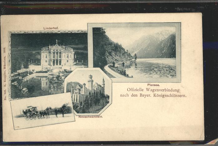Plansee Neuschwanstein Kutsche Lindenhof