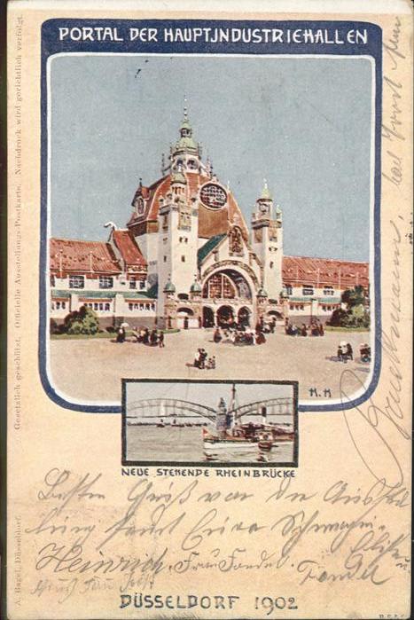 Duesseldorf Neue Stehende Rheinbrücke