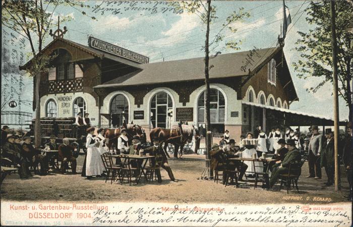 Duesseldorf Münchner Bürgerbräu Pferd