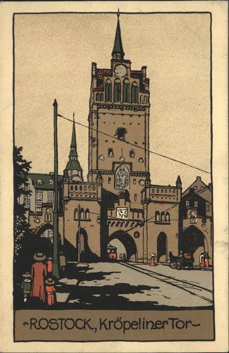 ROSTOCK  CITY Kroepeliner Tor Kutsche