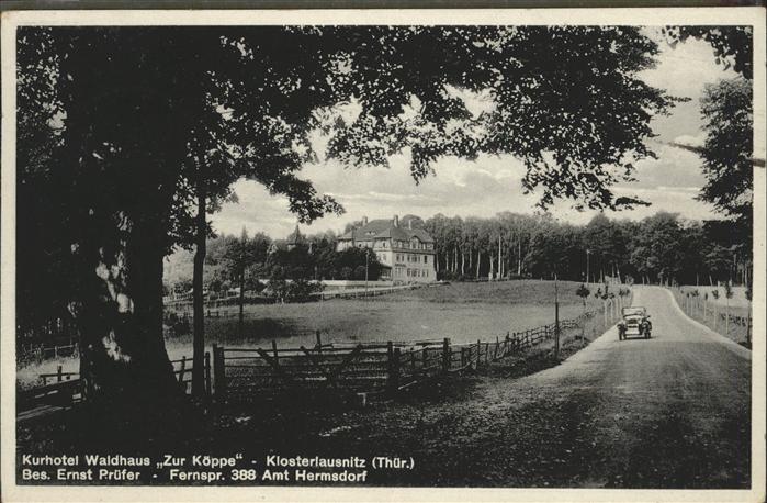 Bad Klosterlausnitz Kur Hotel Waldhas Zur Koeppe