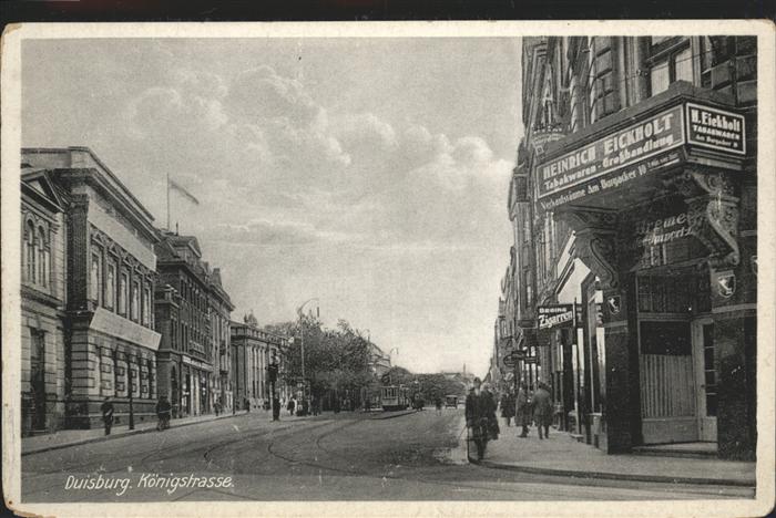 Duisburg Ruhr Königstrasse Tabakwaren Heinrich Eickho