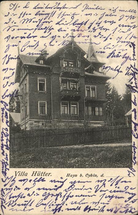 Oybin Hayn Villa Hütter