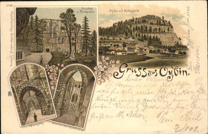 Oybin Friedhof Kirchruine