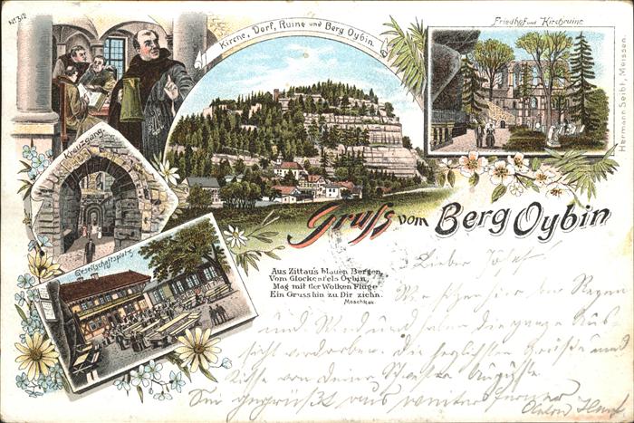 Oybin Friedhof Ruine Gesellschaftsplatz