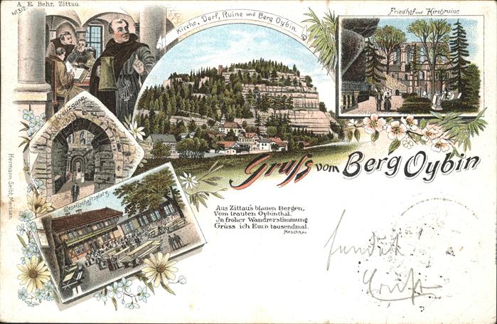 Oybin Friedhof Kirche Ruine Gesellschaftsplat