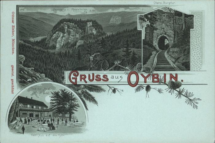 Oybin Burgthor Pferdeberge Gasthaus