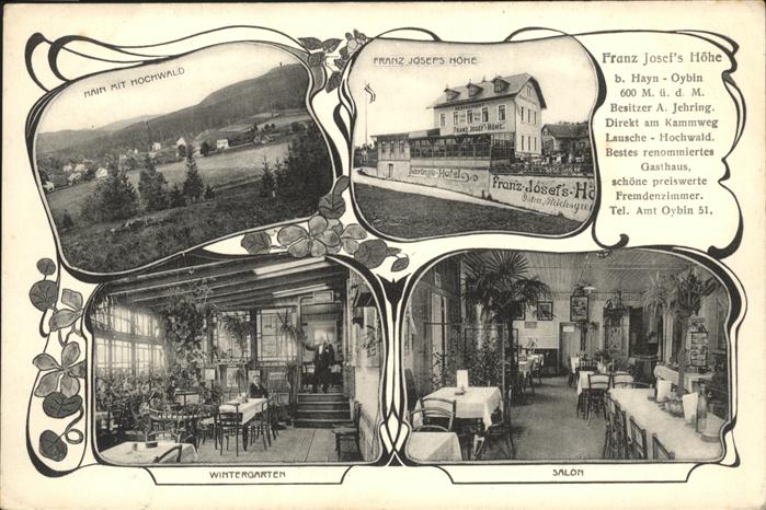 Oybin Sachsen Franz Josefs Hoehe