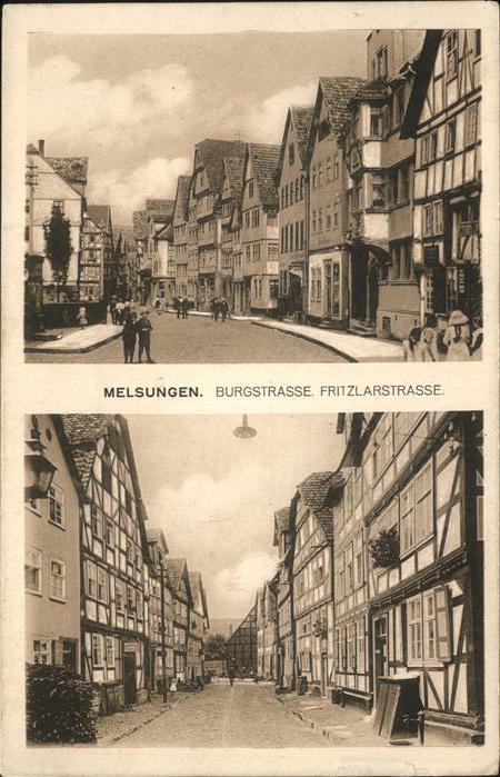 Melsungen Fulda Burgstrasse Fritzlarstrasse