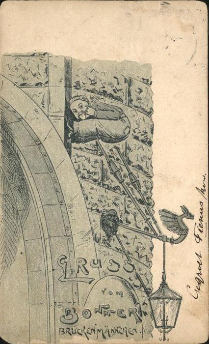 Bonn Rhein Brückenmännchen