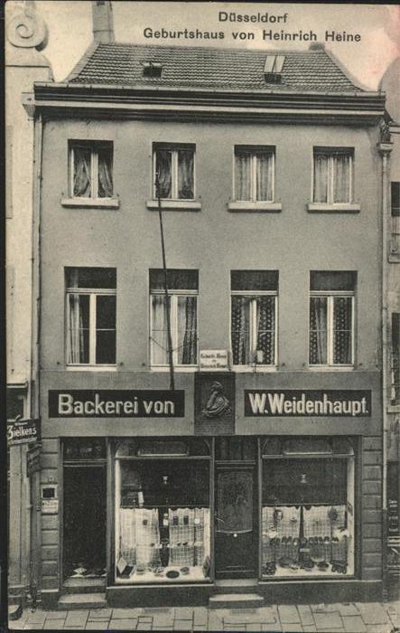 Duesseldorf Geburtshaus Heinrich Heine Bäckerei W W