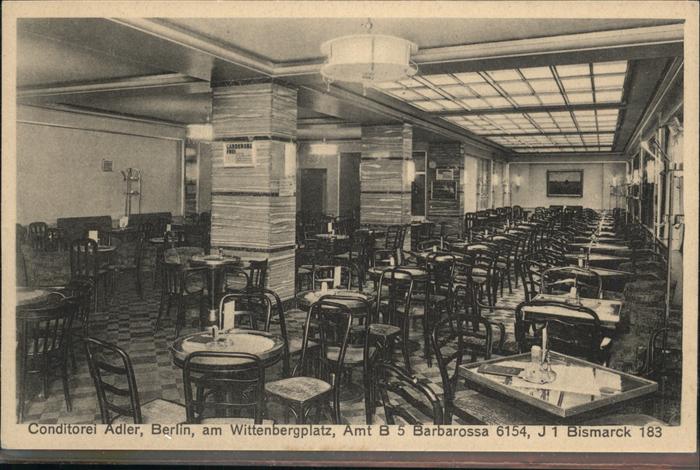 BERLIN  CITY Coditorei Adler
Wittenbergplatz