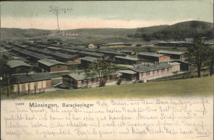Muensingen Barackenlager