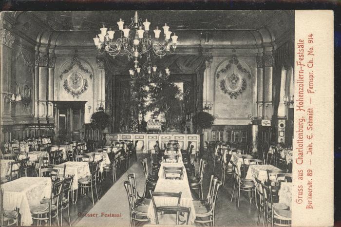 Charlottenburg Grosser Festsaal
Charlotttenburg