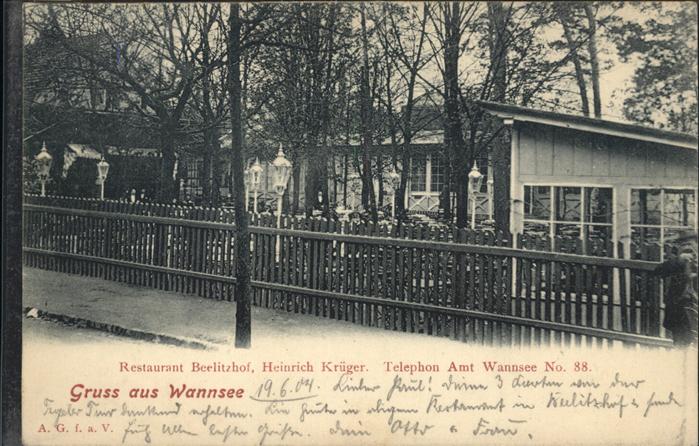 Wannsee Restaurant Beelitzhof