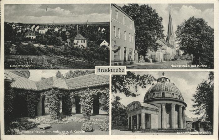 Brackwede Westfalen Hauptstraße
Sennerfriedhof